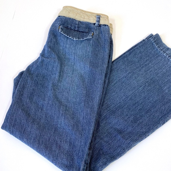 Anthro Elevenses Wide Leg Trouser Jeans sz 31 - Picture 6 of 9